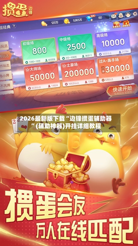 2026最新版下载“边锋掼蛋辅助器”(辅助神器)开挂详细教程-第3张图片
