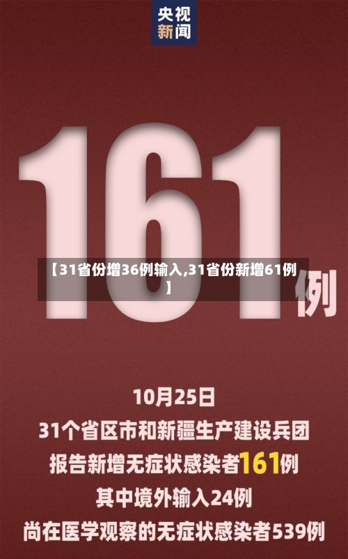 【31省份增36例输入,31省份新增61例】-第3张图片