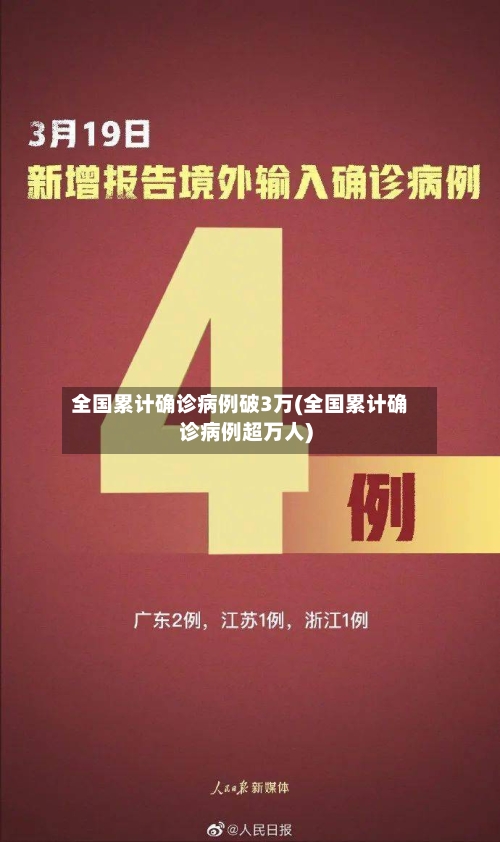全国累计确诊病例破3万(全国累计确诊病例超万人)-第1张图片