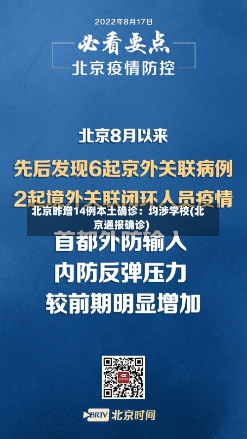 北京昨增14例本土确诊:均涉学校(北京通报确诊)-第1张图片