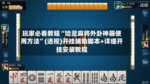 玩家必看教程“哈灵麻将外卦神器使用方法”(透视)开挂辅助脚本+详细开挂安装教程-第1张图片