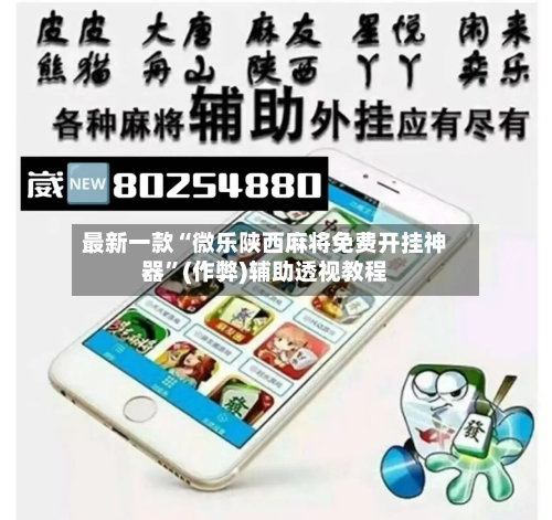 最新一款“微乐陕西麻将免费开挂神器”(作弊)辅助透视教程-第2张图片