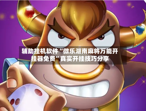 辅助挂机软件“微乐湖南麻将万能开挂器免费”真实开挂技巧分享-第2张图片