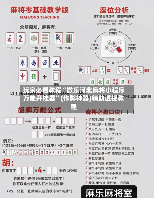 玩家必看教程“微乐河北麻将小程序万能开挂器”(作弊神器)辅助透视教程
