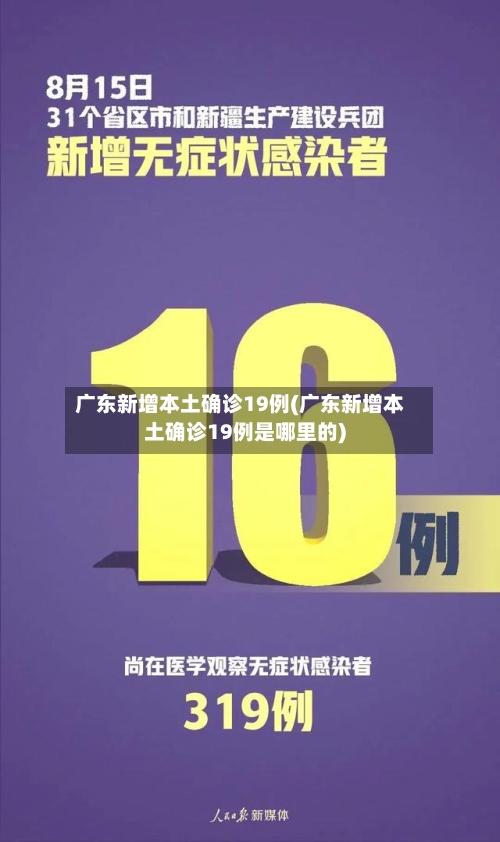 广东新增本土确诊19例(广东新增本土确诊19例是哪里的)-第1张图片