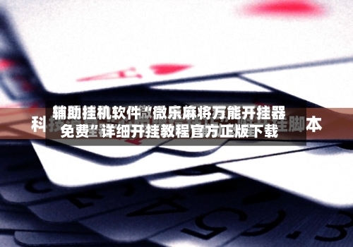 辅助挂机软件“微乐麻将万能开挂器免费”详细开挂教程官方正版下载-第3张图片