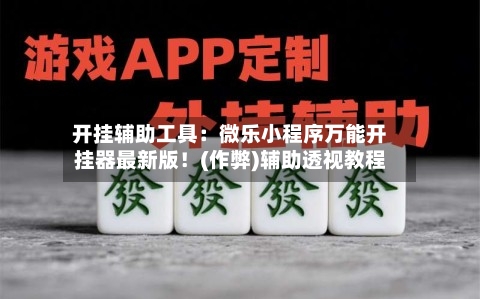 开挂辅助工具:微乐小程序万能开挂器最新版!(作弊)辅助透视教程-第2张图片