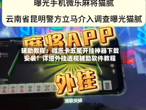 辅助教程:微乐卡五星开挂神器下载安装!详细外挂透视辅助软件教程-第1张图片