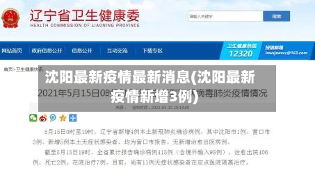 沈阳最新疫情最新消息(沈阳最新疫情新增3例)-第2张图片
